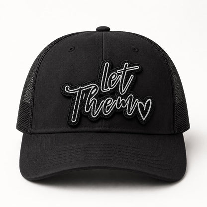 Let Them Patch  Embroidery  Heat Transfer Applique