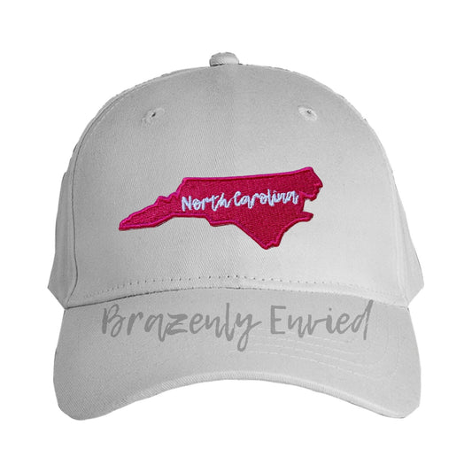 Trucker Hat PATCH-North Carolina Patch Great for Trucker Hats /Shirts/ Jean Jackets/Bag