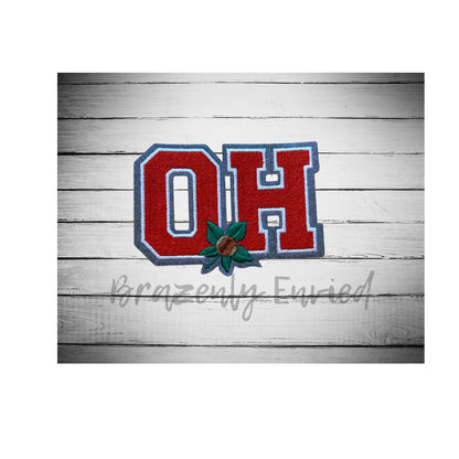 Trucker Hat PATCH- OHIO Patch Great for Trucker Hats /Shirts/ Jean Jackets/Bag