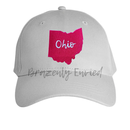 Trucker Hat PATCH- OHIO Patch Great for Trucker Hats /Shirts/ Jean Jackets/Bag